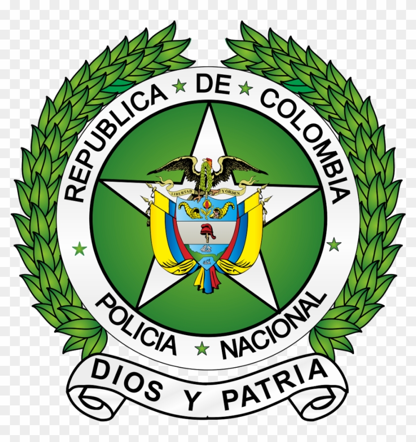 Policia Colombia Logo Vector - Colombian National Police Logo Clipart #5517936
