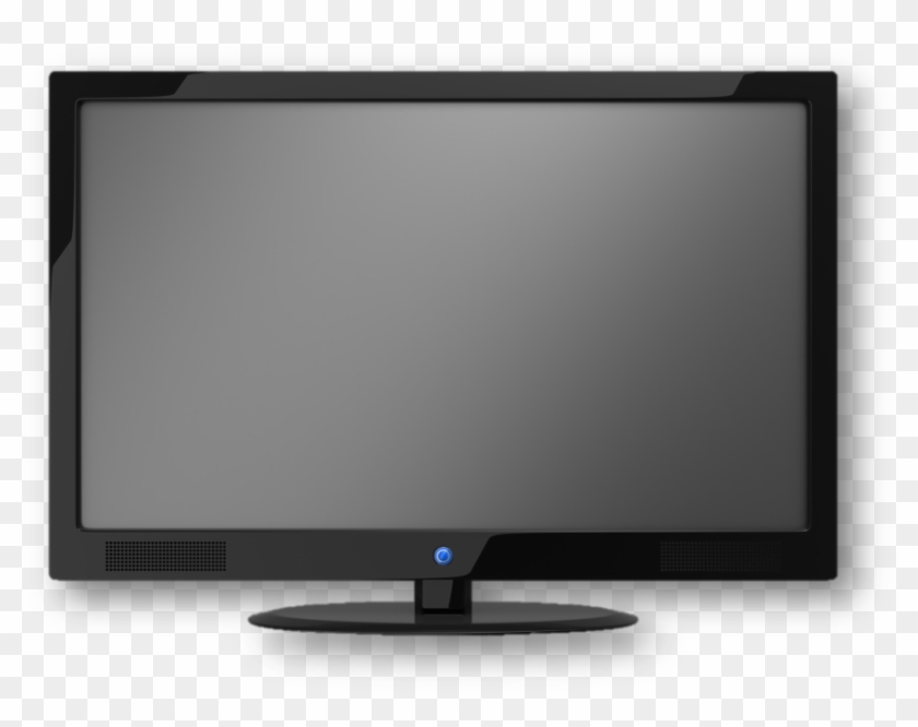 Flatscreen Tv Trans - Led-backlit Lcd Display Clipart