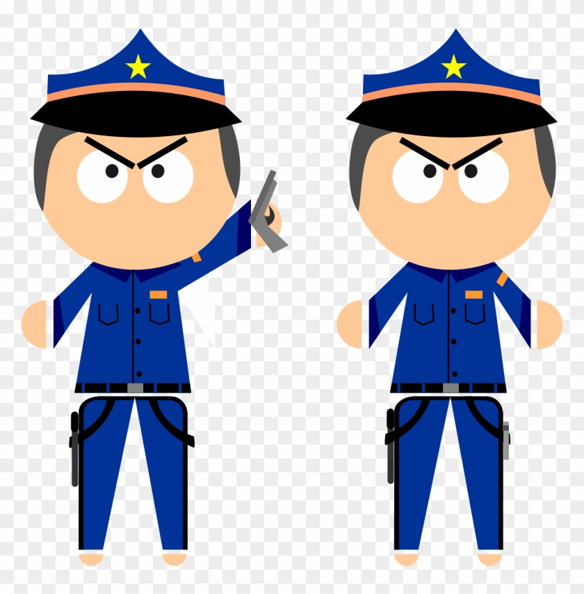 Personagem-policial - Desenho De Policial Em Png Clipart #5518336