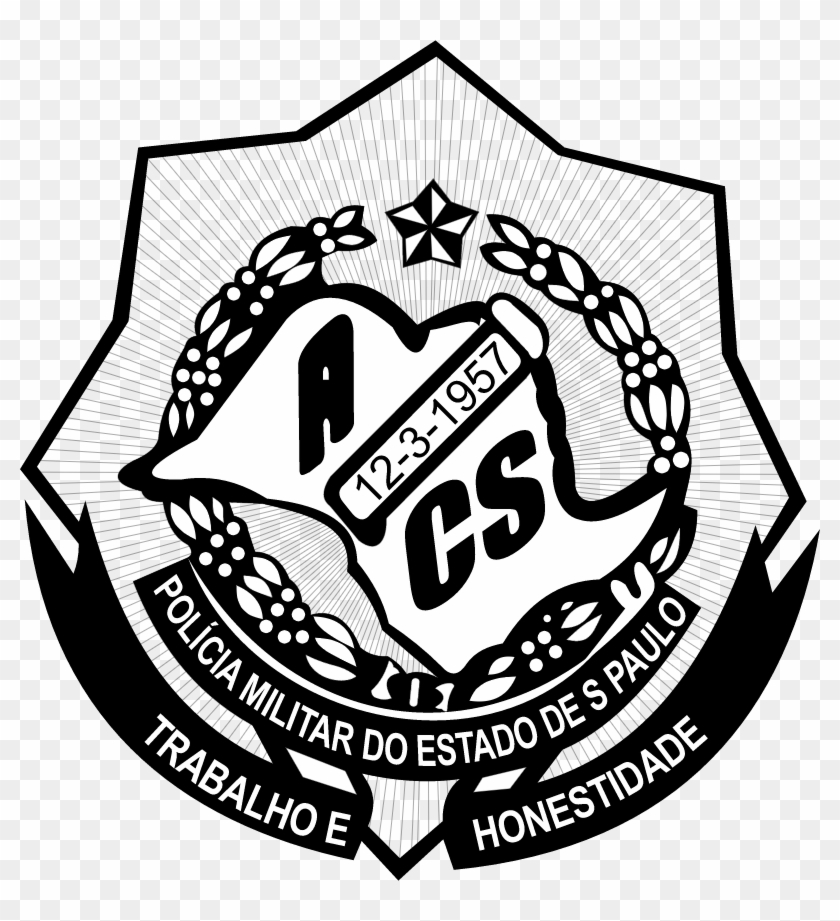 Acs Policia Militar Vector Clipart