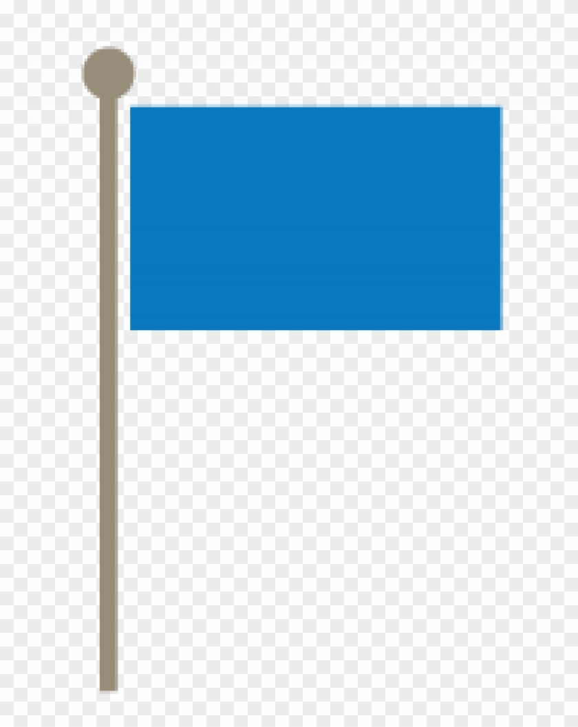 Blueflag - Flag Clipart