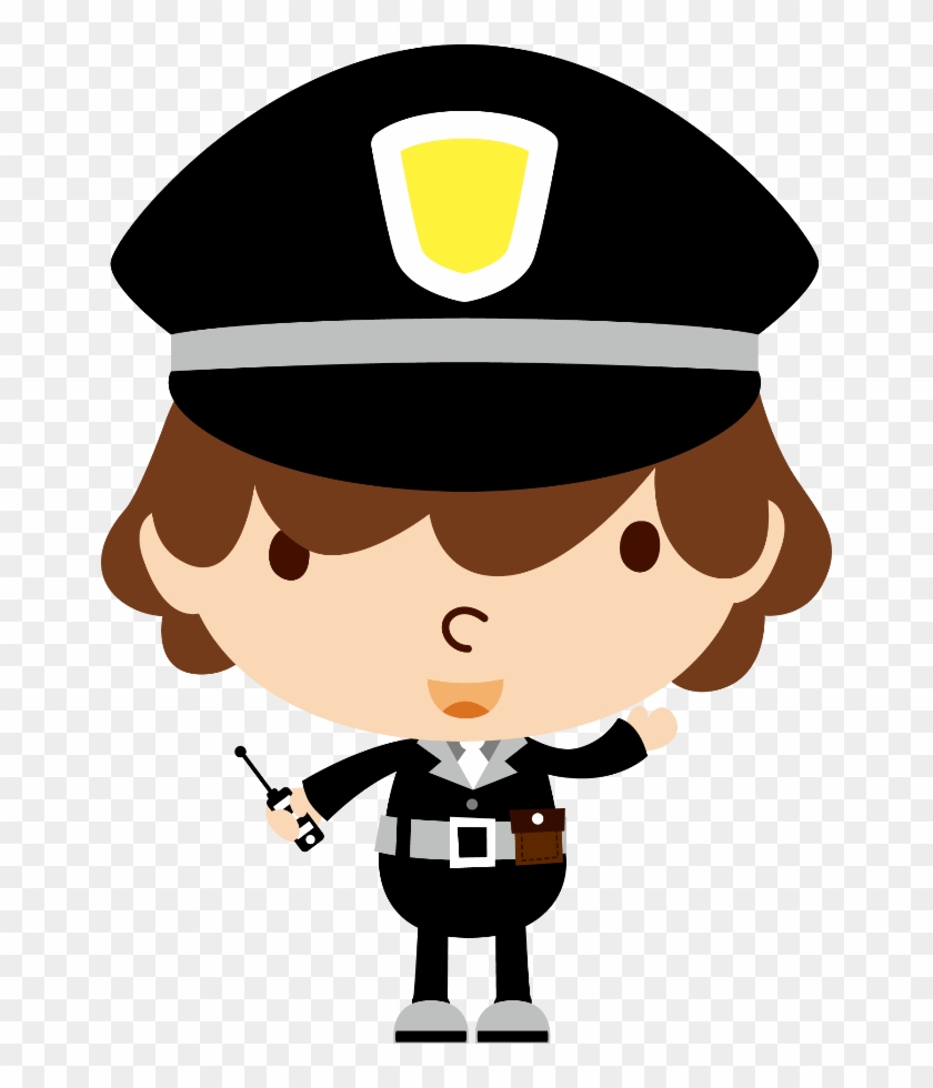 Bombeiros E Polícia - Desenho Policial Militar Minus Clipart