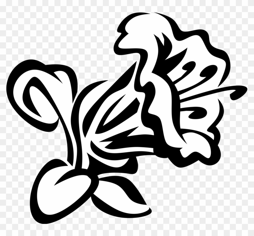 Vector Illustration Of Rhododendron Azaleas Botanical - Vector Graphics Clipart