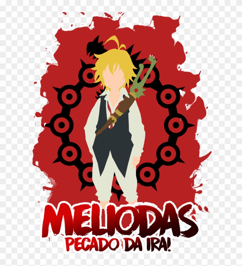 Camisa Manga Longa Meliodas Nanatsu No Taizai - Seven Deadly Sins Background Clipart #5519403