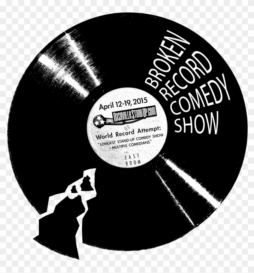 Broken Record Png - Comedian Clipart #5519409