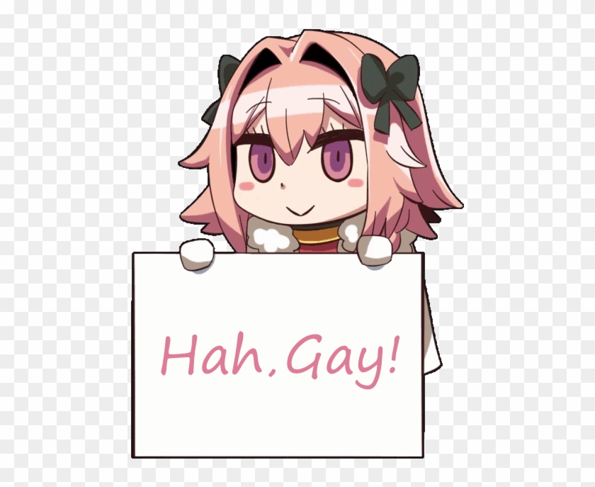 Hah,gay Cartoon Text - Anime Makes You Gay Clipart #5519455