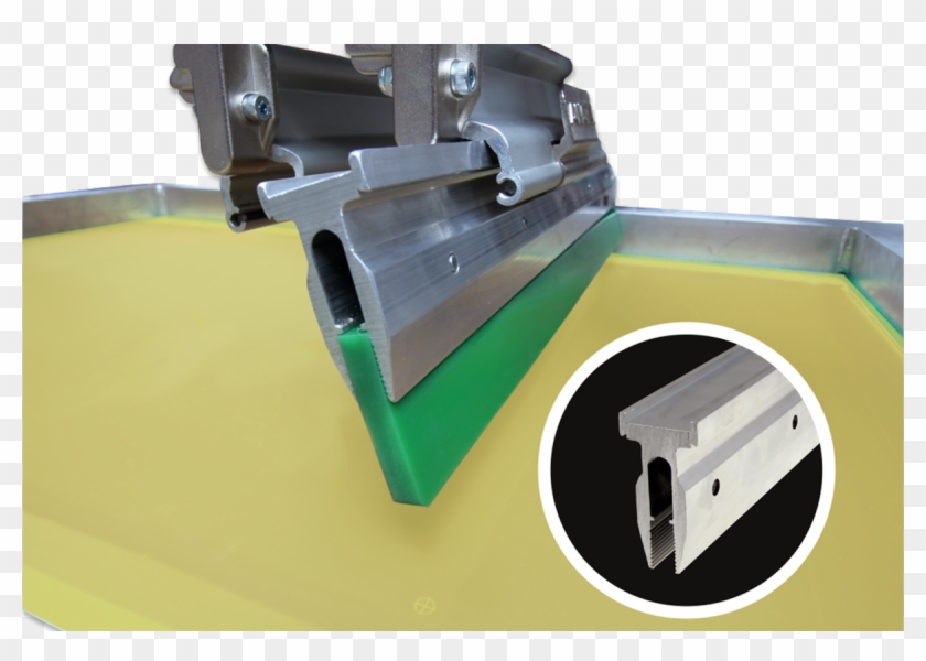 Screen Printing Press Squeegees - Squeegee Screen Printing Machine Clipart