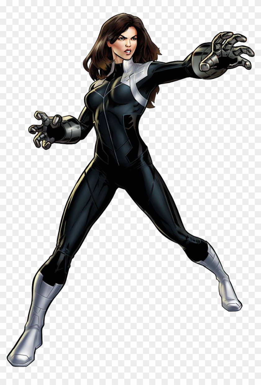 707kib, 1500x1500, Daisy Johnson - Marvel Avenger Alliance Black Widow Clipart #5519635