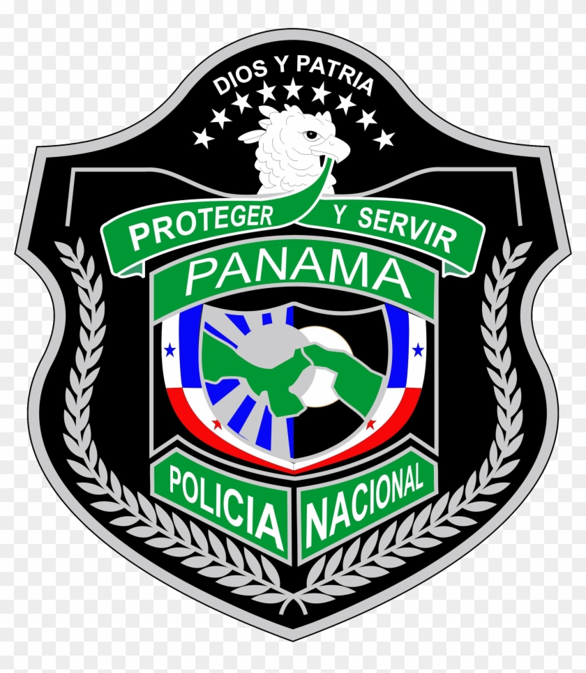 Escudo De La Policia Nacional De Panamá - National Police Of Panama Clipart