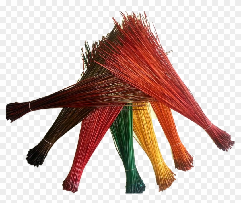 Dyed Pine Needles For Crafting - Illustration Clipart