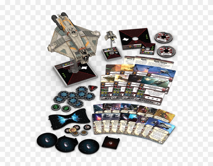 A Copy Of The Star Wars X-wing Miniatures Game Core - Star Wars X Wing Ghost Expansion Pack Clipart
