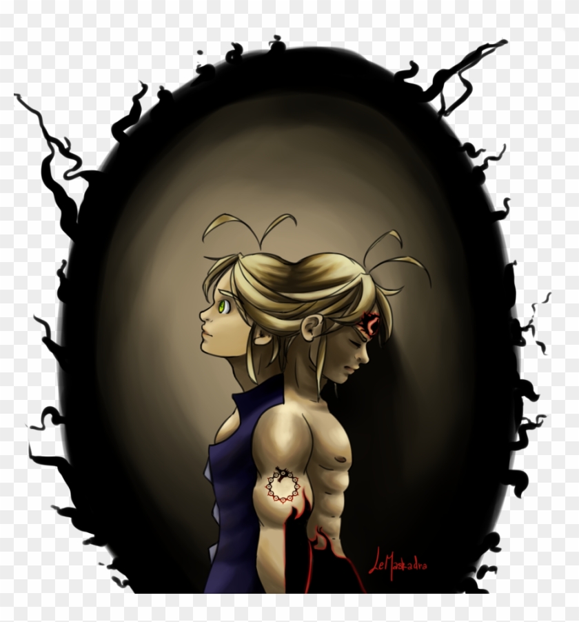 Meliodas Having An Identity Crisis In That Egg - Cartoon Clipart #5520027