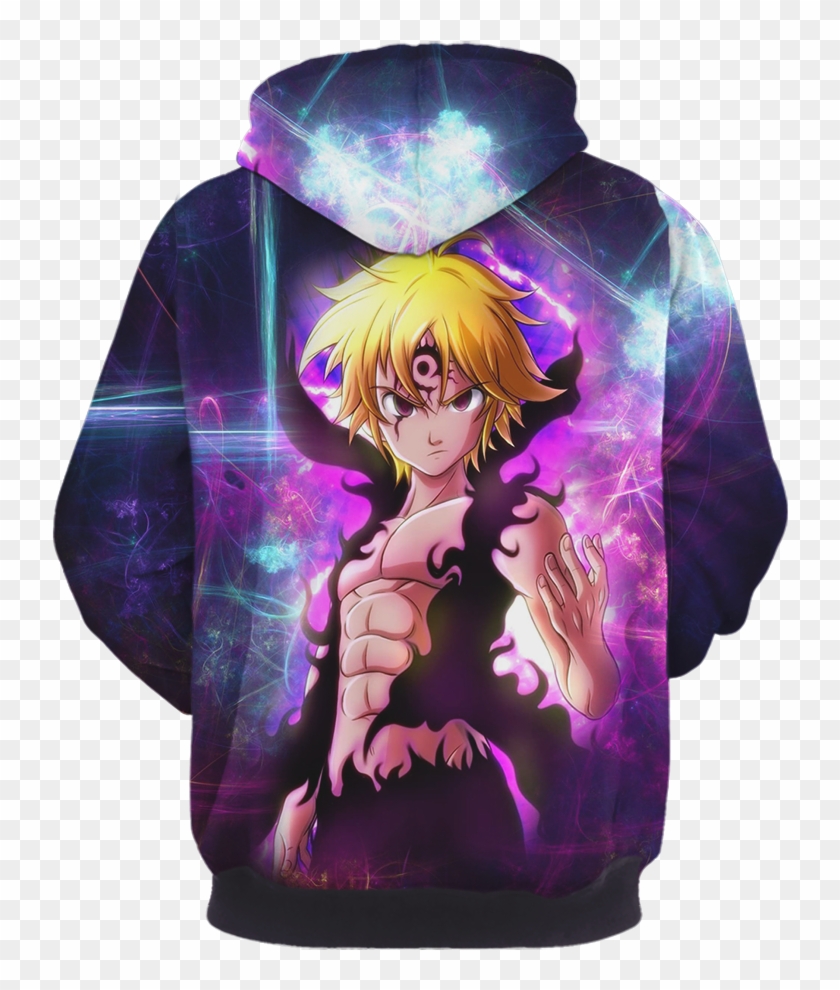 The Seven Deadly Sins Meliodas Assault Mode 3d Hoodie - Hoodie Clipart #5520061