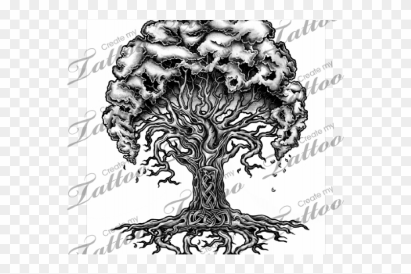 Celtic Clipart Yggdrasil - Yggdrasil - Png Download #5520278
