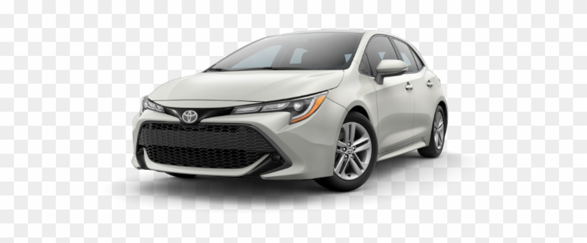 2019 Toyota Corolla Hatchback In Blizzard Pearl - 2019 Corolla Hatchback Se Silver Clipart