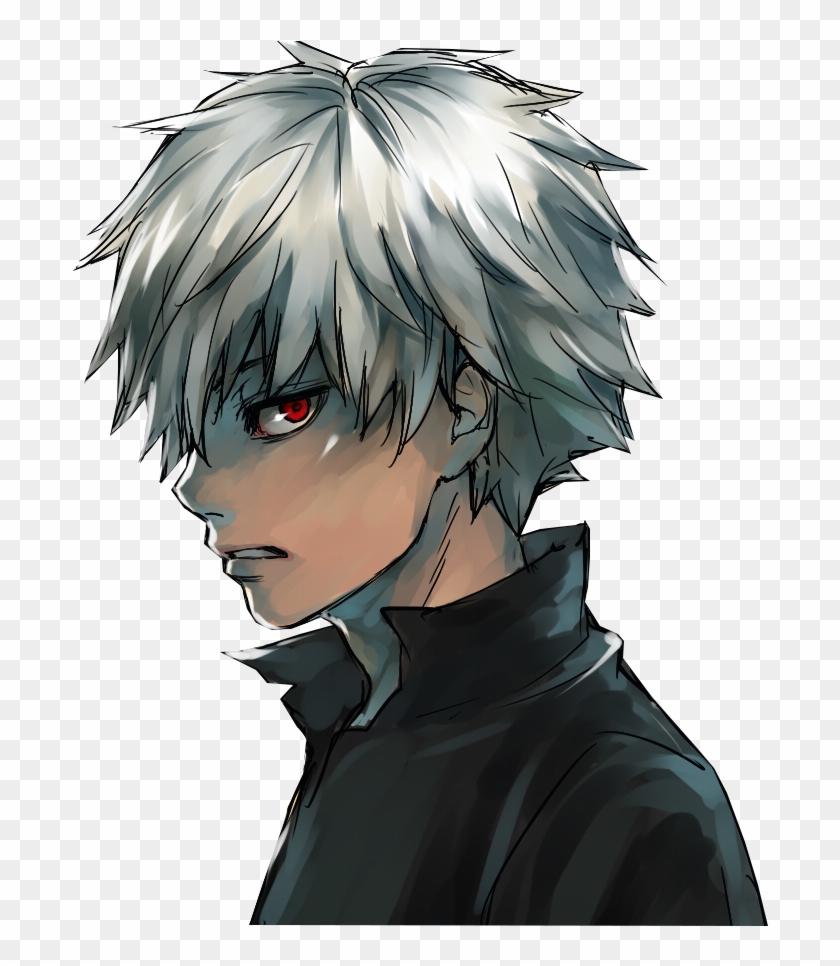 Lien Direct, - White Haired Anime Boy Badass Clipart #5520480