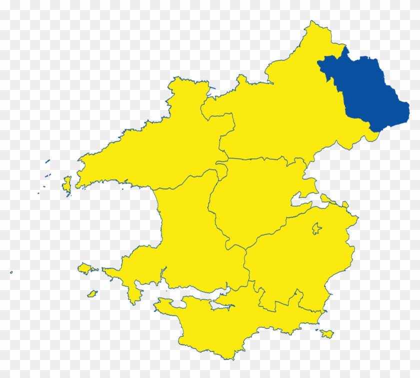 File - Cilgerran Hundred - Pembrokeshire - Svg - Map Of Wales Clipart