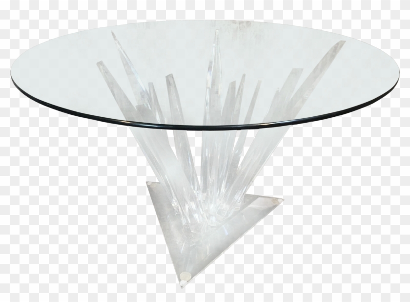 Lucite Stalagmite Dining Table In The Manner Of Haziza - Coffee Table Clipart #5521176
