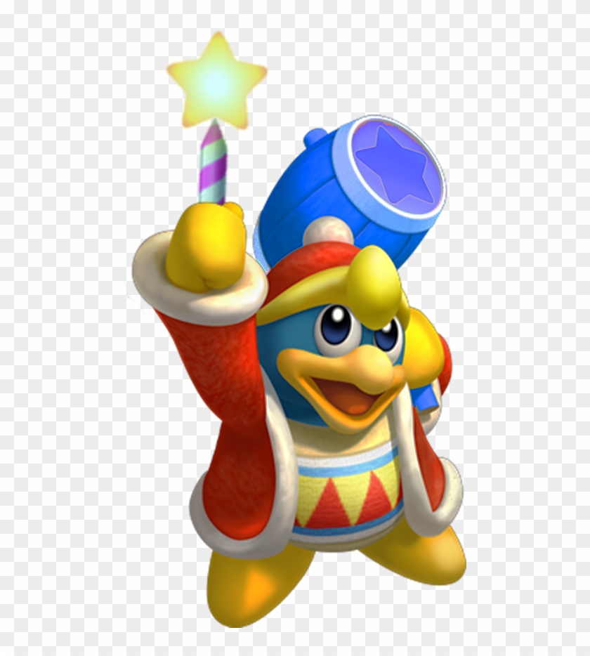 King Dedede With Star Rod - 星 の カービィ Wii Clipart