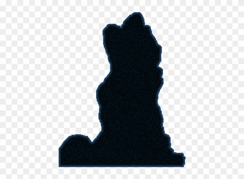 Stalagmites - Silhouette Clipart