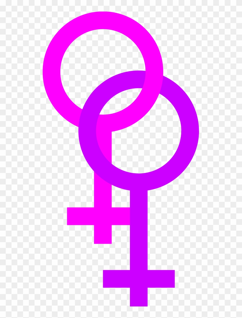 File - Lesbian Sign - Svg - Símbolo Homosexual Clipart