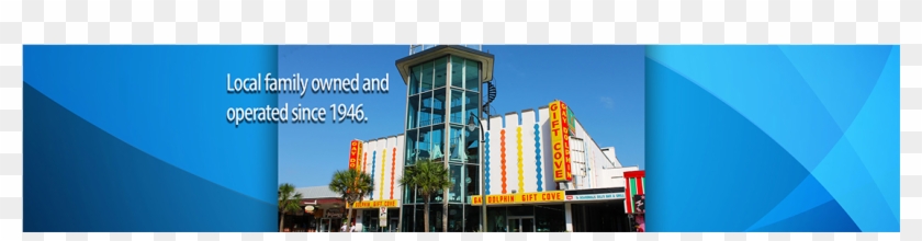Gay Dolphin Gift Cove - Commercial Building Clipart