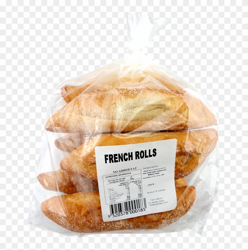 Picture Of French Rolls 100g 6/pack - Sourdough Clipart