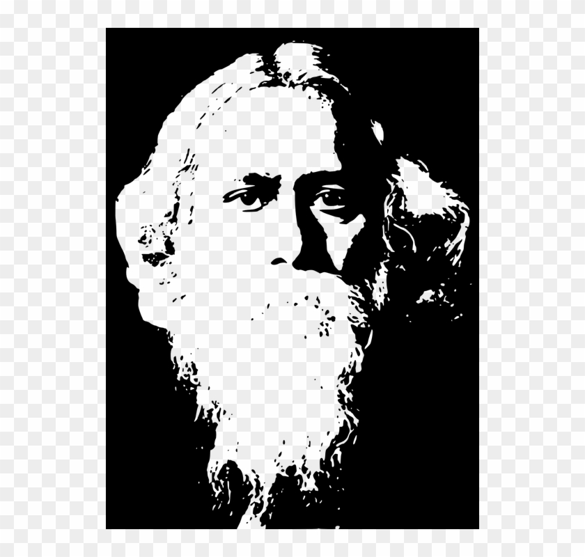 Bengali Poem Vocation Of Rabindranath Tagore Clipart