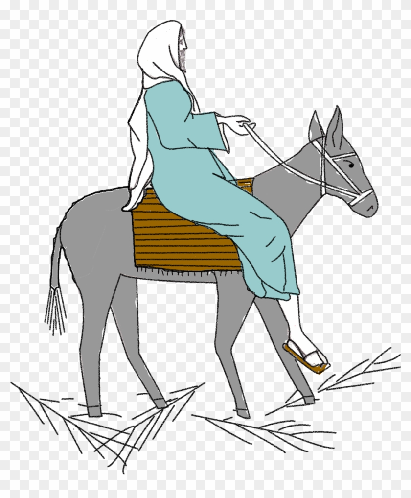 Jesus Palm Sunday - Mane Clipart #5523042