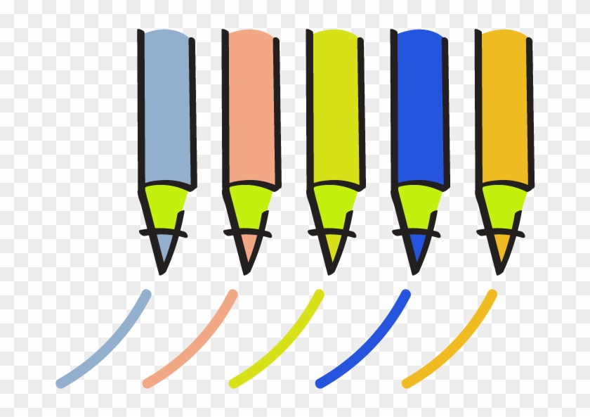 Colored Pencil Drawing Cartoon Clipart #5523073