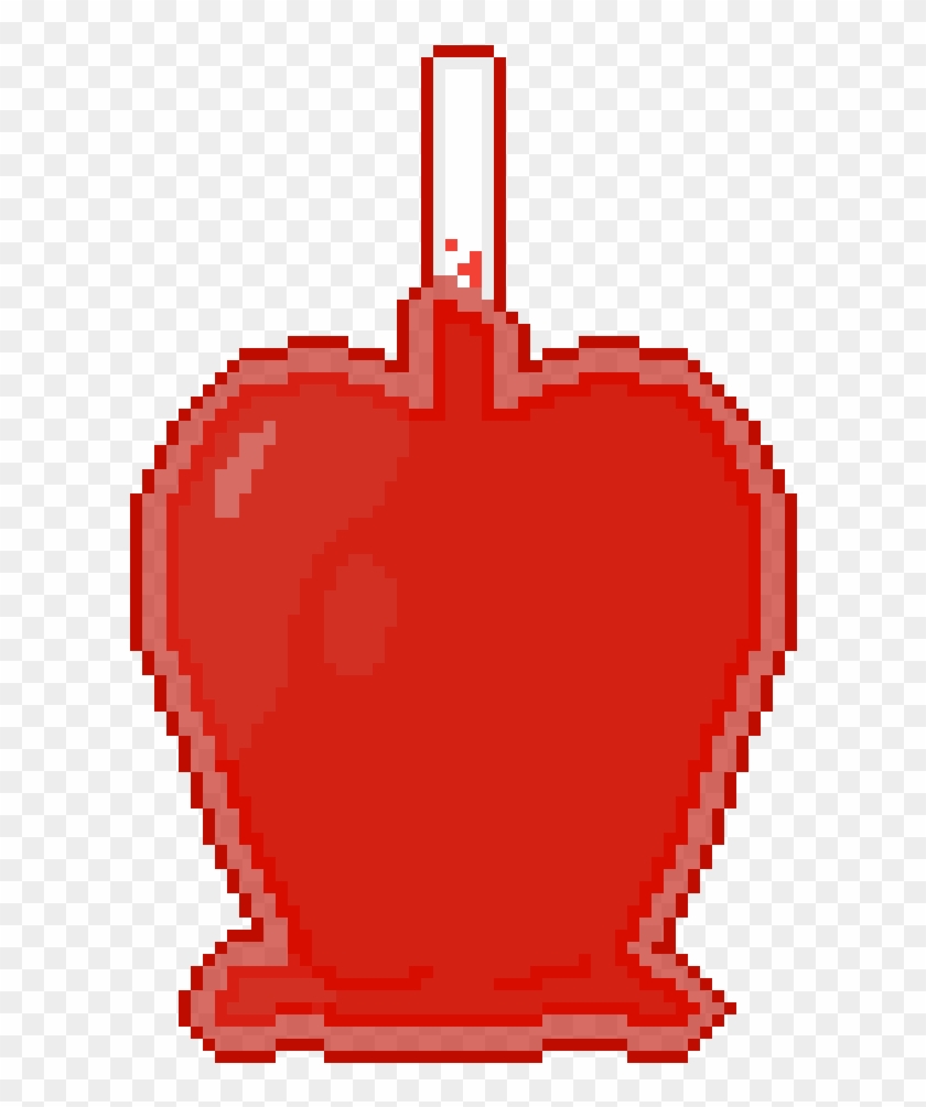 A Sweet, Sticky, Crunchy, Candy Apple - Heart Clipart