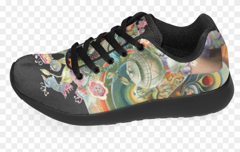 Mad Hatters Alice In Wonderland Women's Running Shoes - Outdoor Shoe Clipart