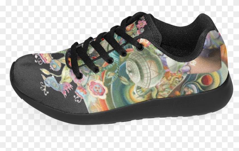 Mad Hatters Alice In Wonderland Women's Running Shoes - Outdoor Shoe Clipart #5523471