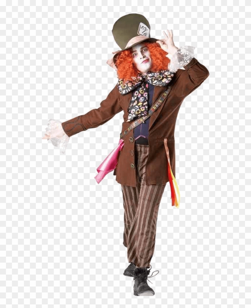 Details About Mens Disney Mad Hatter Alice In Wonderland - Adult World Book Day Costumes Clipart