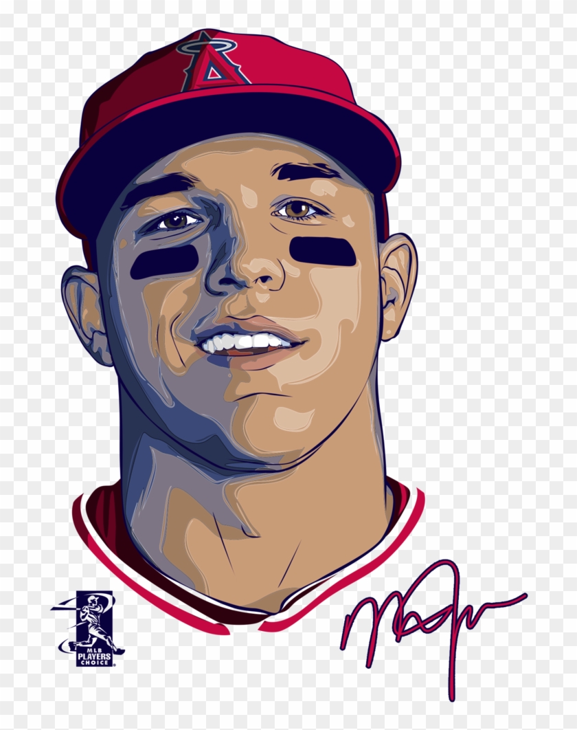 Miketrout , Png Download - Mike Trout Png Clipart #5523788