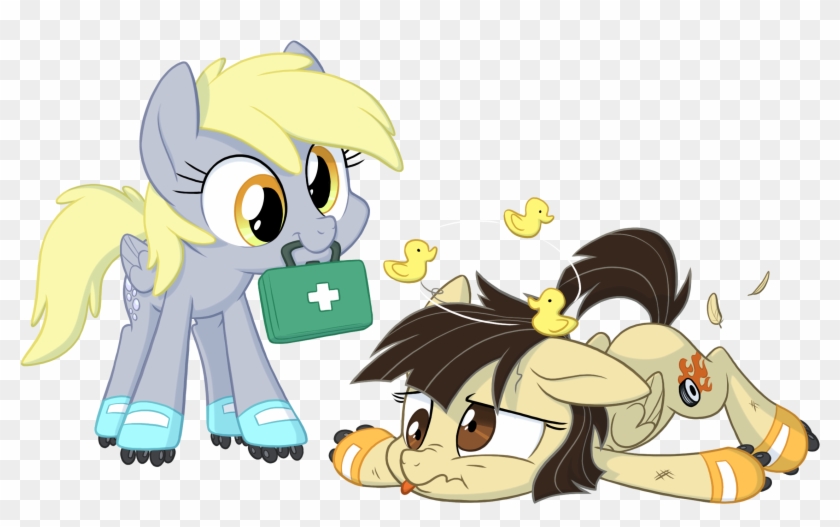 Hell Clipart Cartoon - My Little Pony Derpy Circling Stars - Png Download