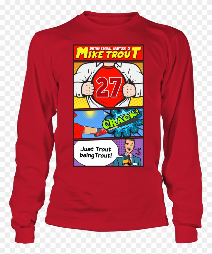 Gildan Long Sleeve T Shirt For Family - Basketball Ugly Christmas Sweater Clipart