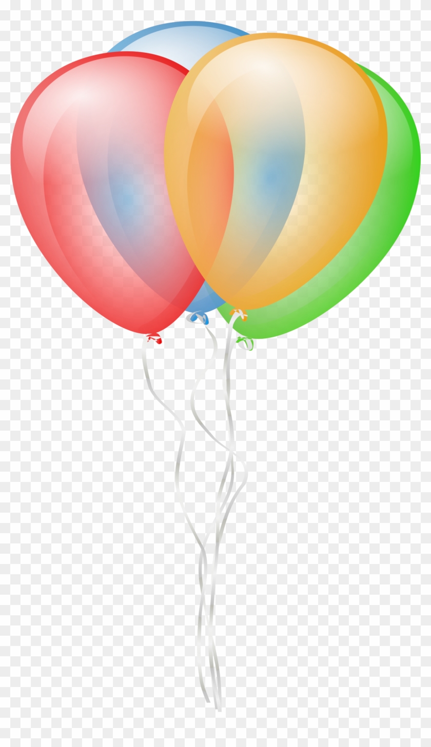 Transparent Multi Color Balloons Png Picture Clipart - Balloons Clip Art #5524345