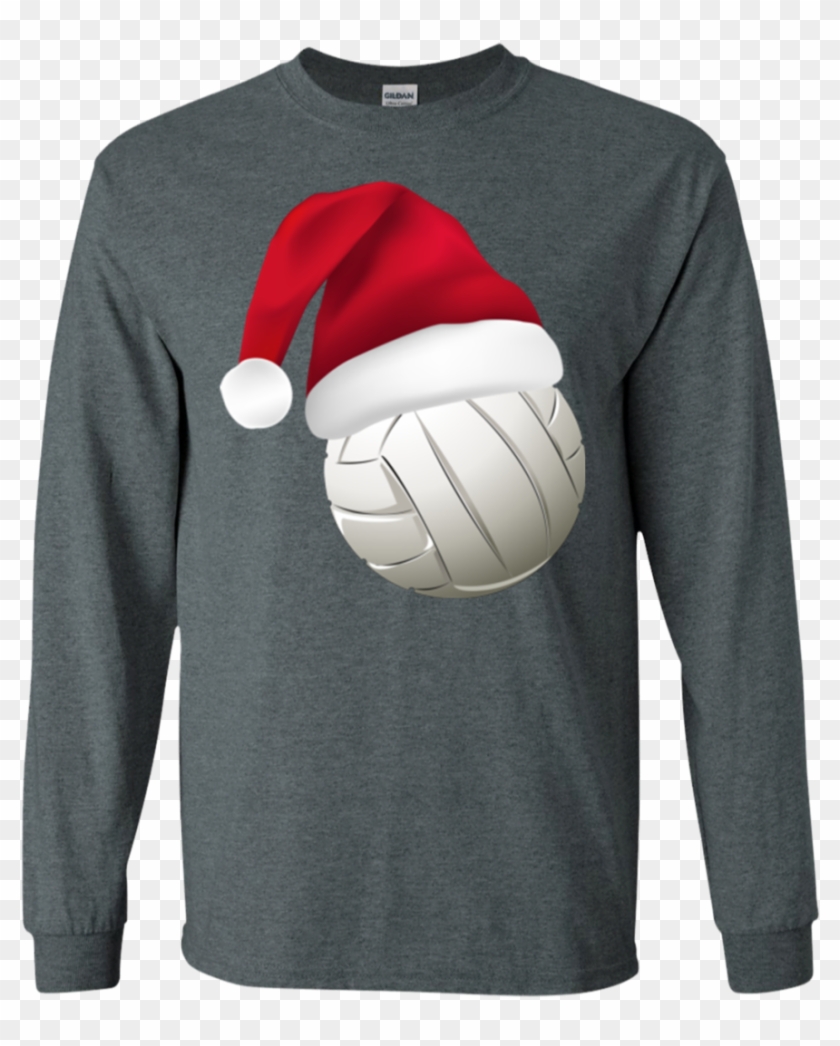 Volleyball Santa Hat - Sweatshirt Clipart #5524588