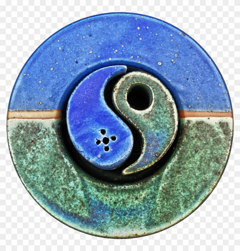 Yin Yang Ceramic Decoration - Circle Clipart #5524806