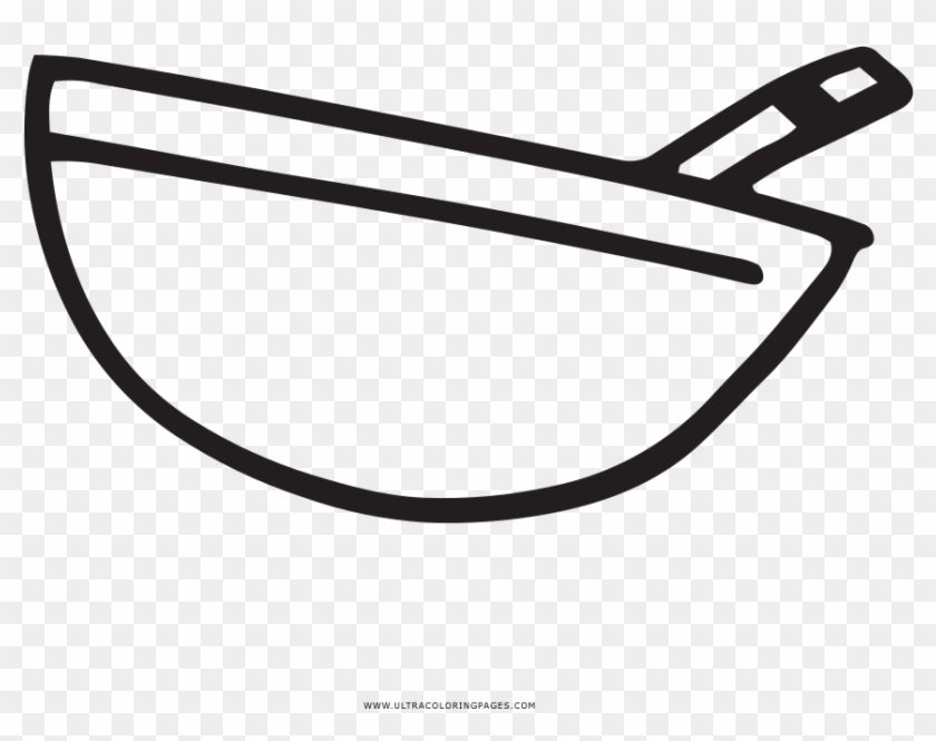 Mixing Bowl Coloring Page - Line Art Clipart