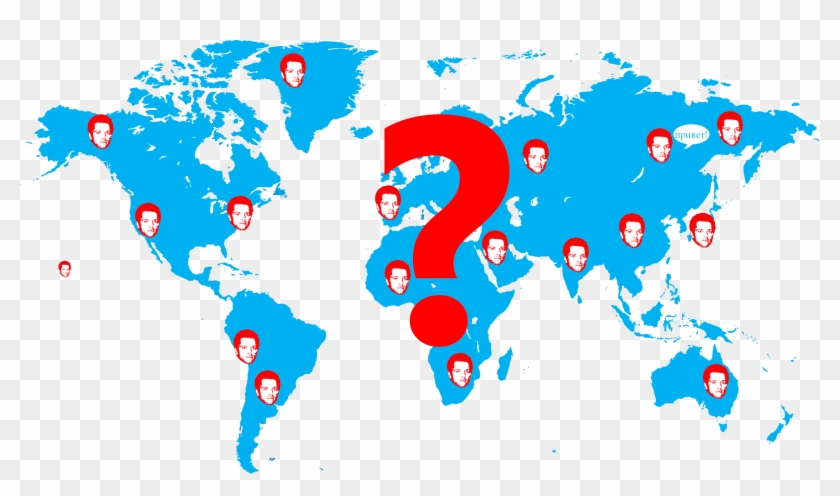 He - World Map Clipart