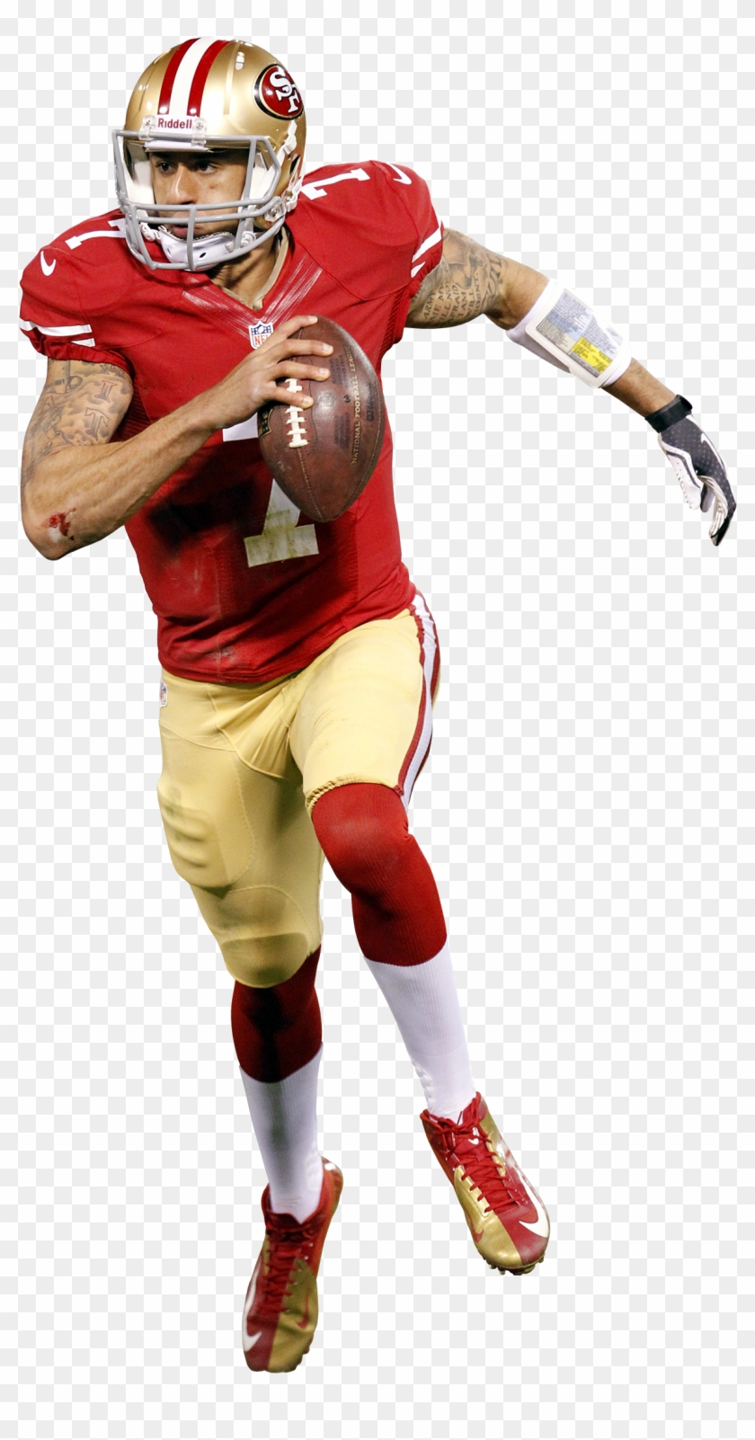 Francisco San Miami Football Bowl American 49ers Clipart - Colin Kaepernick No Background - Png Download