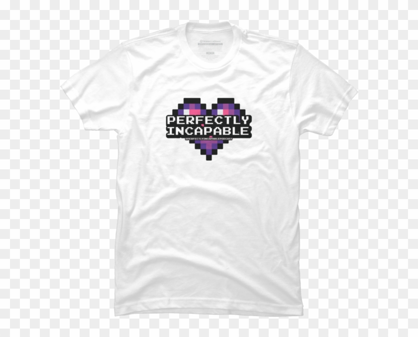 Perfectly 8-bit - Active Shirt Clipart #5526472