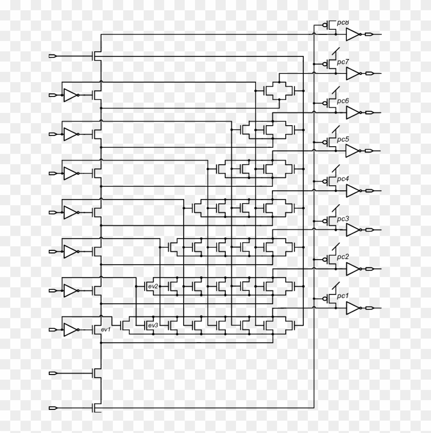 Proposed Nmos Based 8-bit Decision Module Macro - Calligraphy Clipart