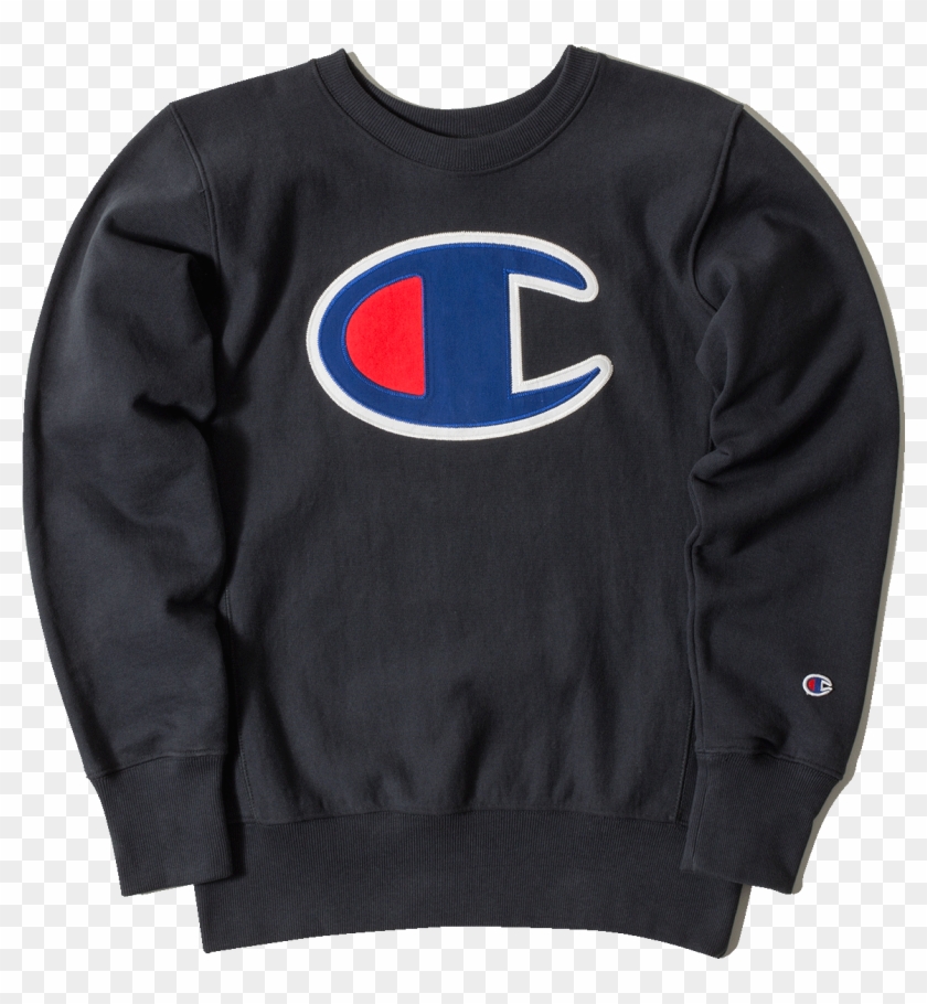Champion Crewneck Sweatshirt - Champion Clipart #5527021