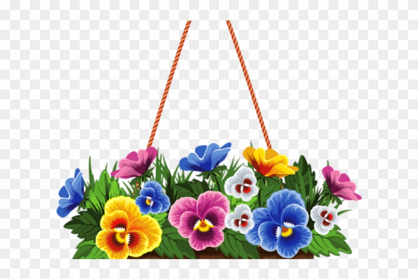 Hang Flower Pot Clipart - Png Download