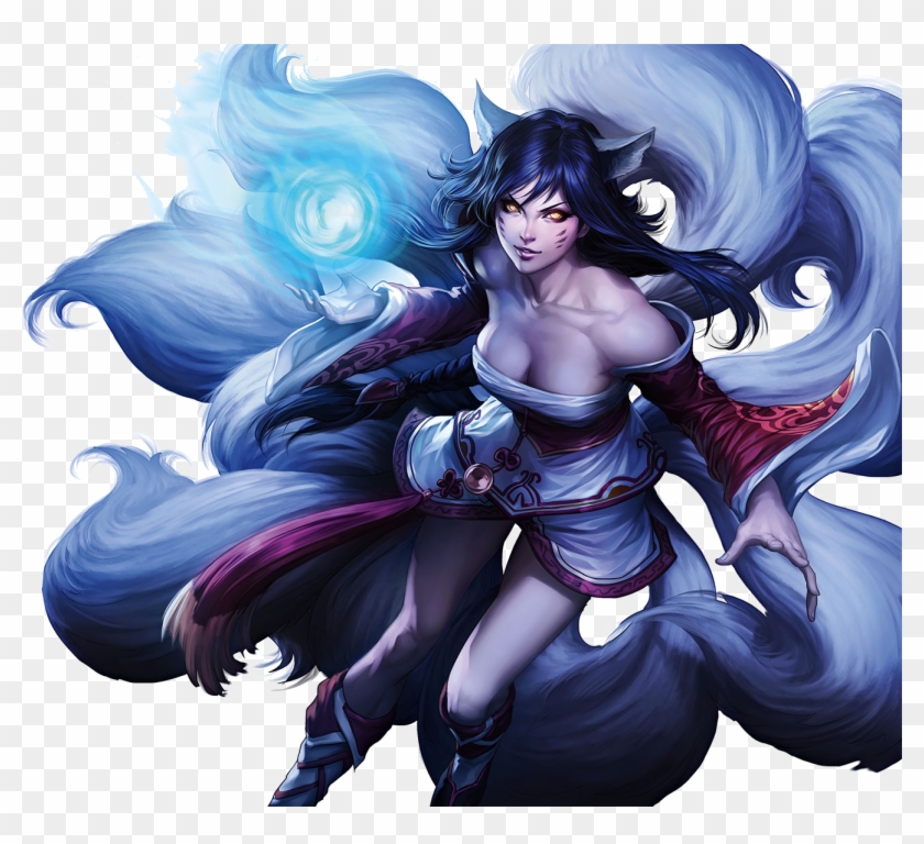 League Of Legends Ahri Sad Story , Png Download - League Of Legends Ahri Official Art Clipart