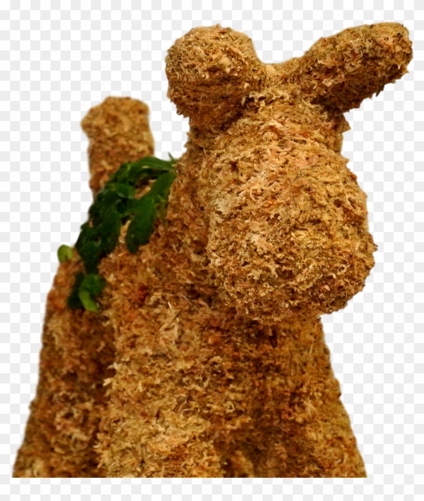 Schnauzer Topiary Frame Stuffed With Long Fiber Sphagnum - Statue Clipart