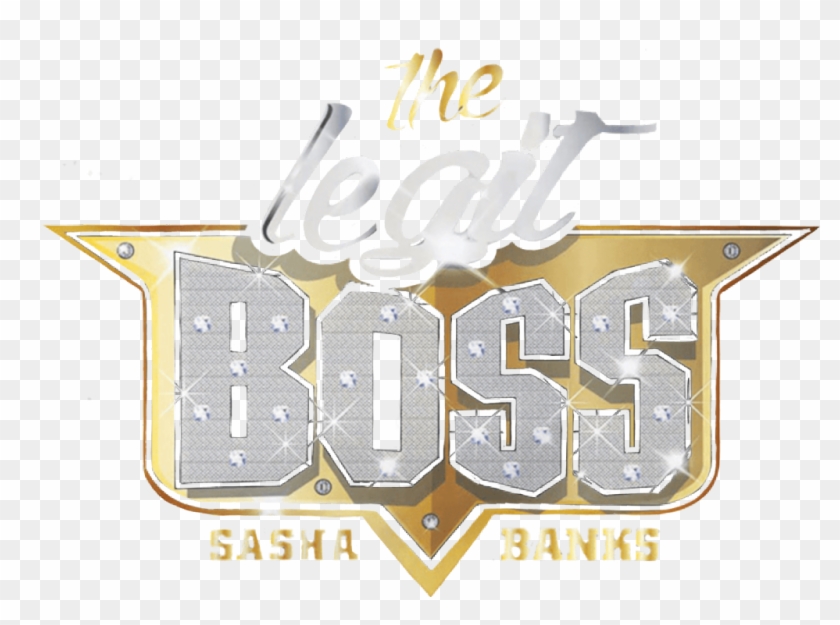 Sasha Banks Custom Logo By Me - Sasha Banks Legit Boss Logo Clipart #5527763